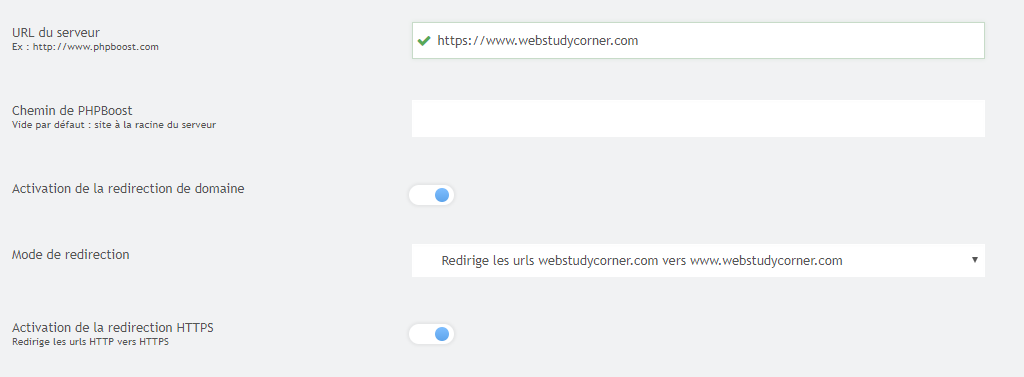 activer_redirection
